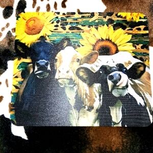Sunflower Cow Computer Office Mouse Pad